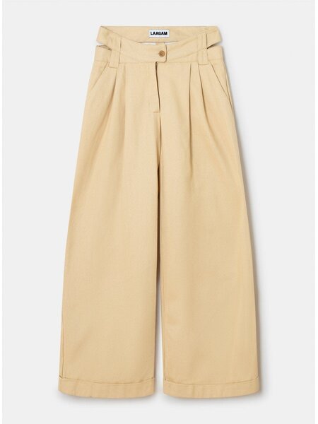 LAAGAM SMITH BEIGE SERGE PANTS PSS25004