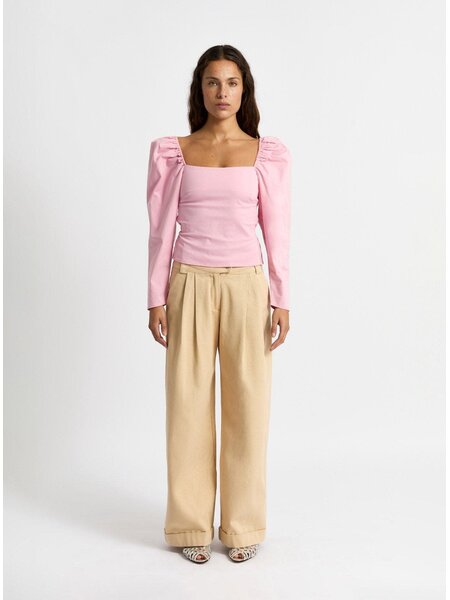 LAAGAM SMITH BEIGE SERGE PANTS PSS25004