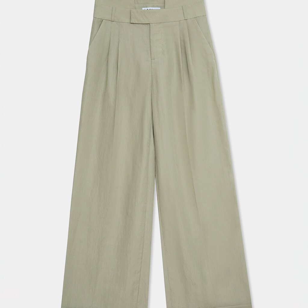 LAAGAM MELINE KHAKI FLOW PANTS PA/M4016