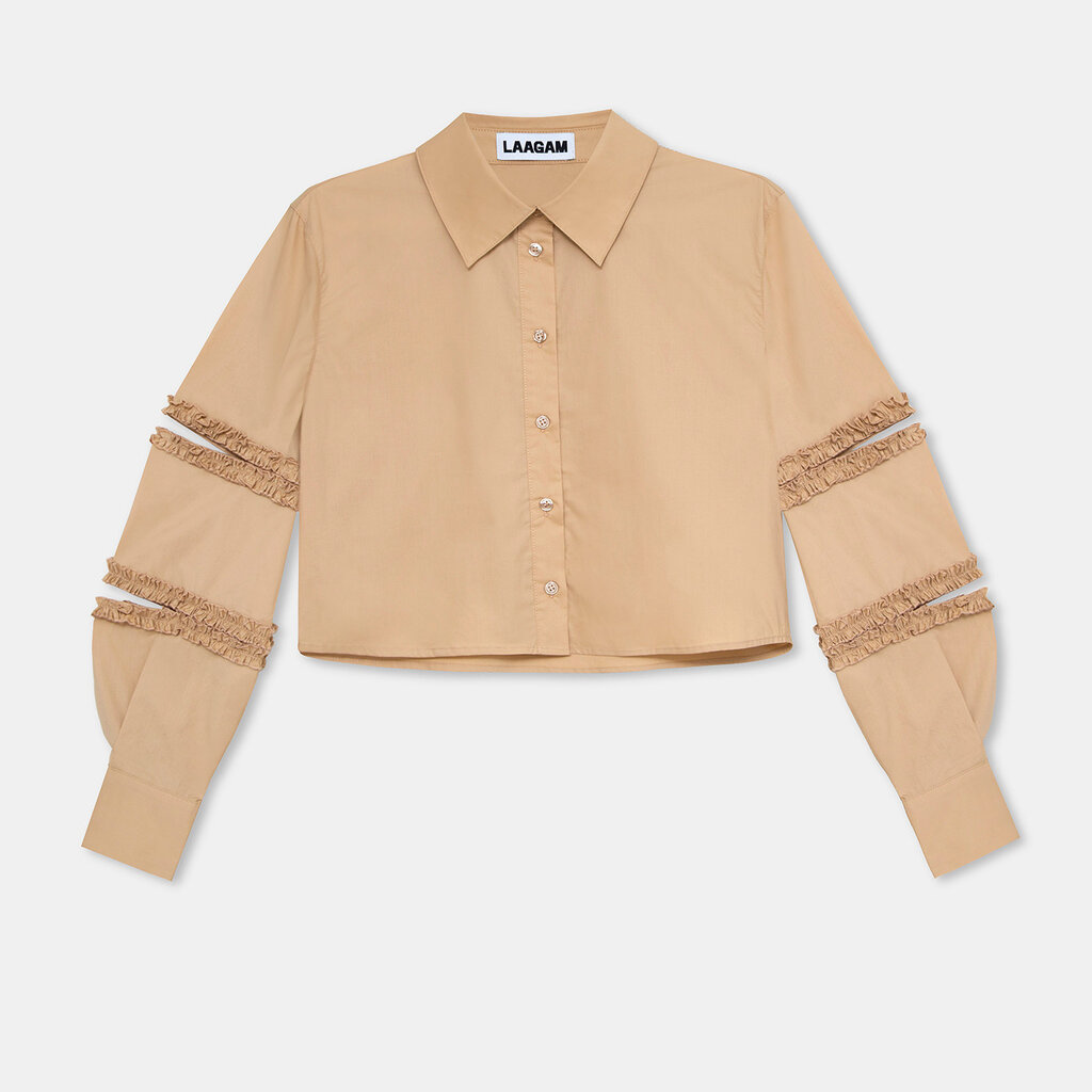 LAAGAM MUNA SAND CUT-OUT SHIRT TP/M2604