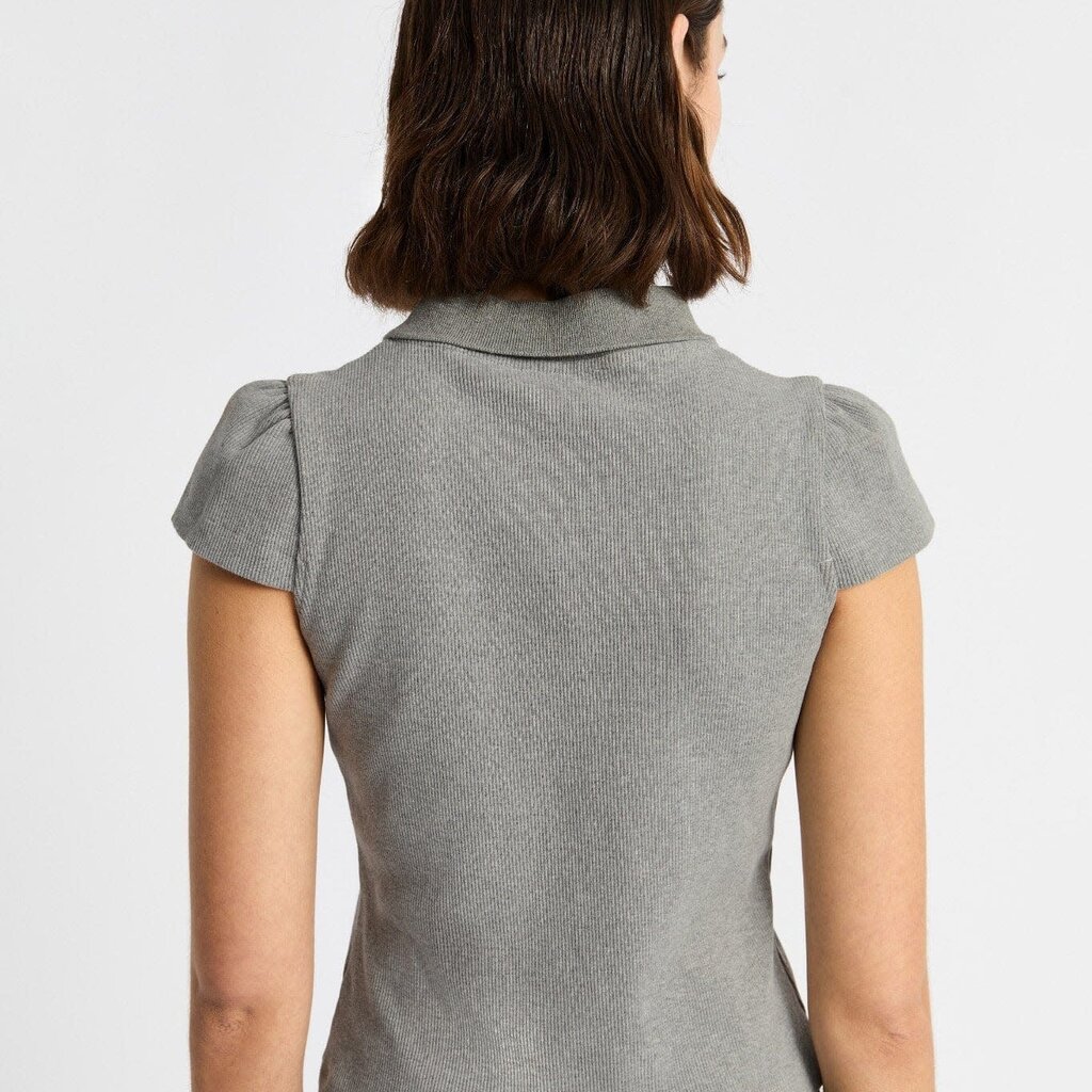 LAAGAM ERYA GREY POLO T-SHIRT TS/M1003F01