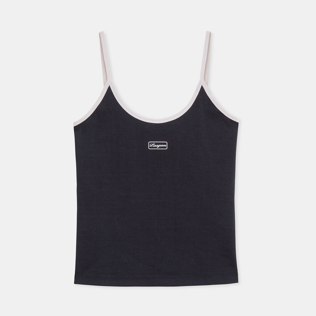 LAAGAM MEMFIS BLACK STRAP TANK TOP TS/M1008