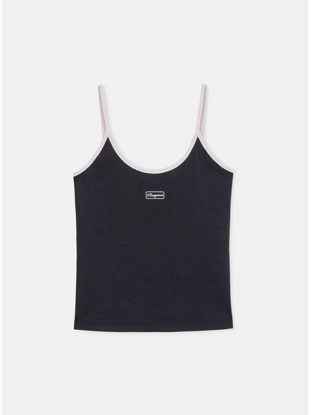 LAAGAM MEMFIS BLACK STRAP TANK TOP TS/M1008