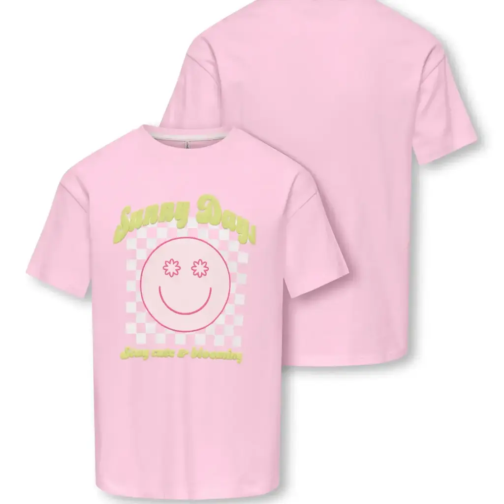 KIDS ONLY KOGROSITA LIFE S/S LOOSE LONG TOP JRS 15380445 Sweet Lilac Sunny