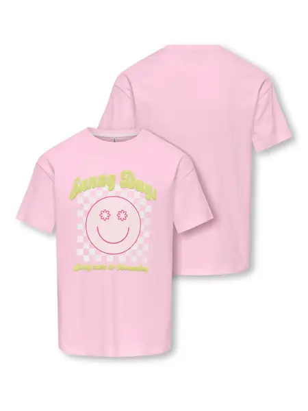 KIDS ONLY KOGROSITA LIFE S/S LOOSE LONG TOP JRS 15380445 Sweet Lilac Sunny