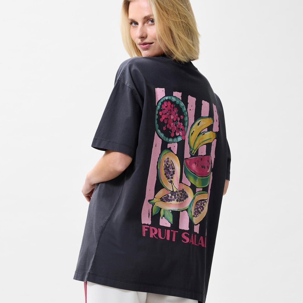 CATWALK JUNKIE Oversized graphic Tshirt 2602020209 Dark Grey