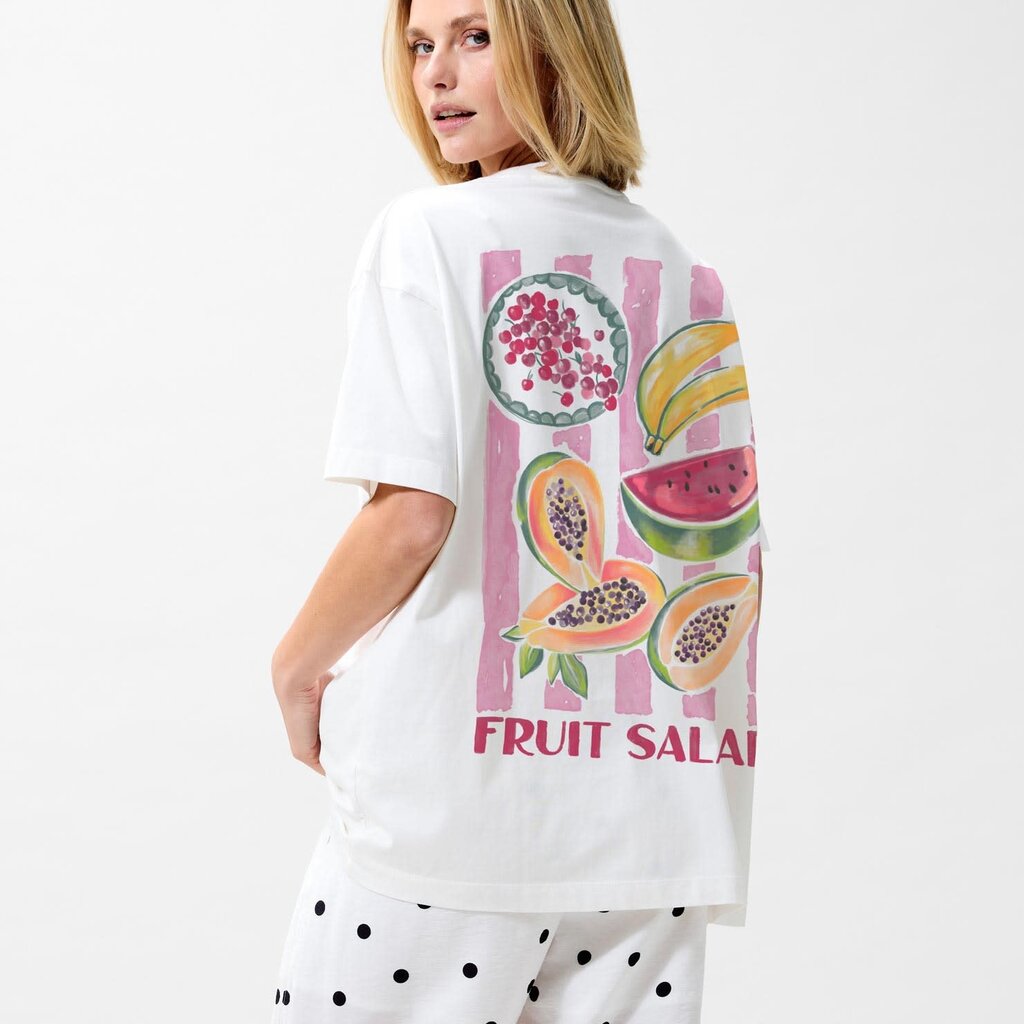 CATWALK JUNKIE Oversized graphic Tshirt 2602020209 Off White