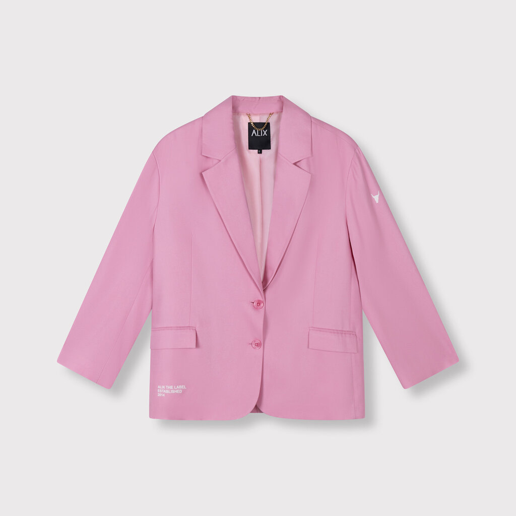 ALIX rich oversized blazer 2604404687 soft pink