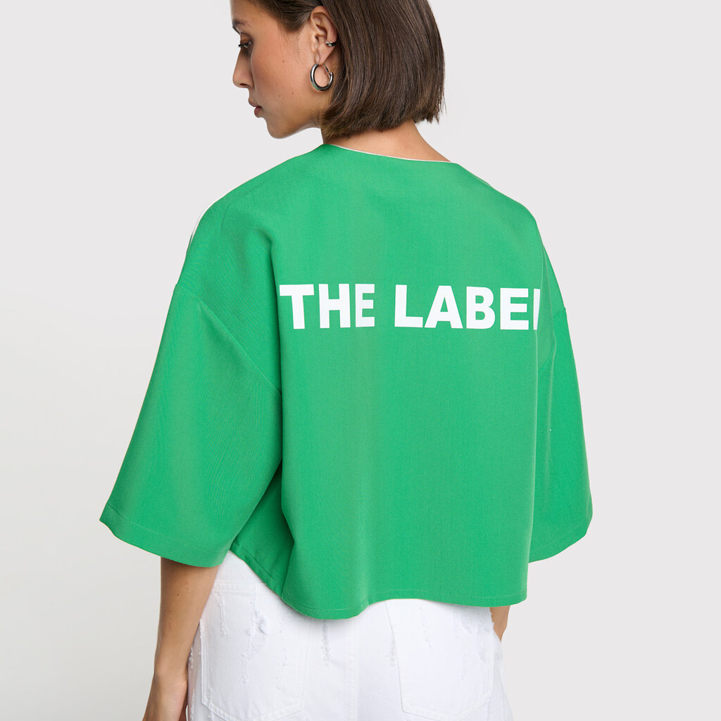 ALIX cropped baseball shirt 2604935683 bright green