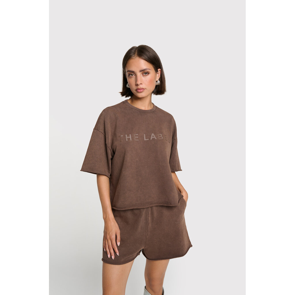 ALIX knitted sporty summer shorts 2604130703 brown