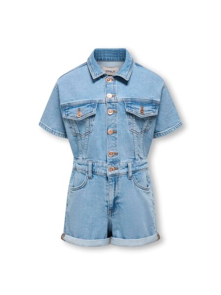 KIDS ONLY KOGCASTEL S/S PLAYSUIT DNM AZG 15345260 Medium blue
