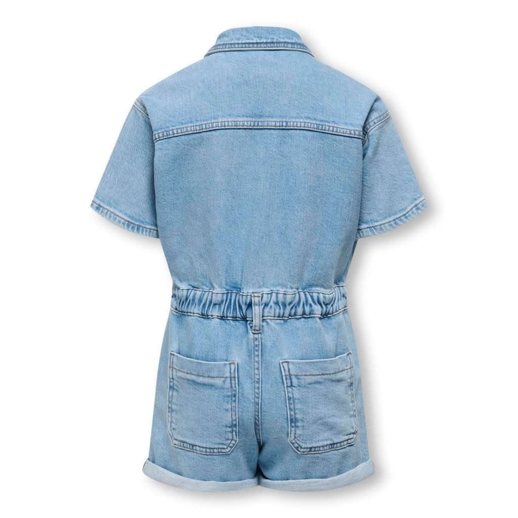 KIDS ONLY KOGCASTEL S/S PLAYSUIT DNM AZG 15345260 Medium blue