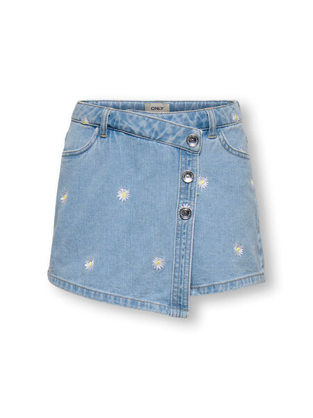 KIDS ONLY KOGLESLY REG DAISY DNM SKORT BJ 15377377 Light Blue Denim