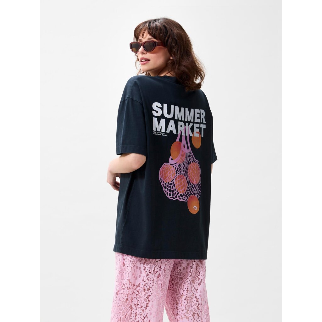 CATWALK JUNKIE Oversized graphic Tshirt 2602020215 Dark Grey