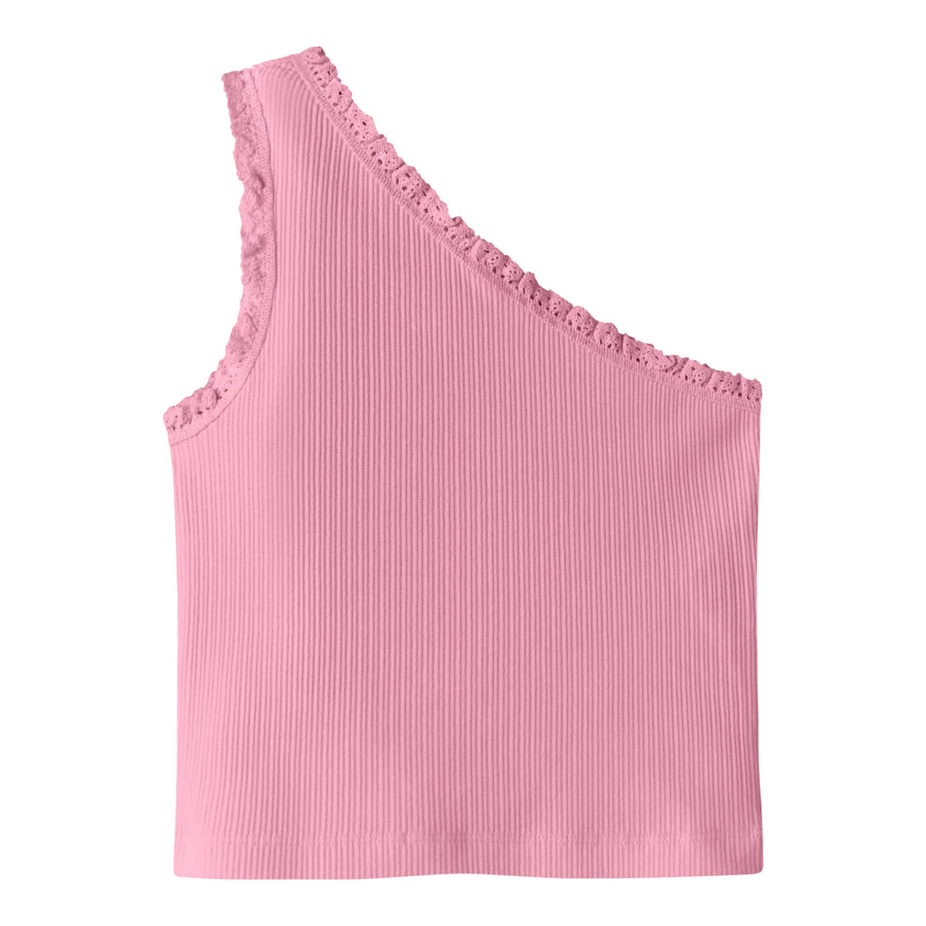 name it NKFJABINA ONESHOULDER SHORT TOP 13256683 Pink Drink