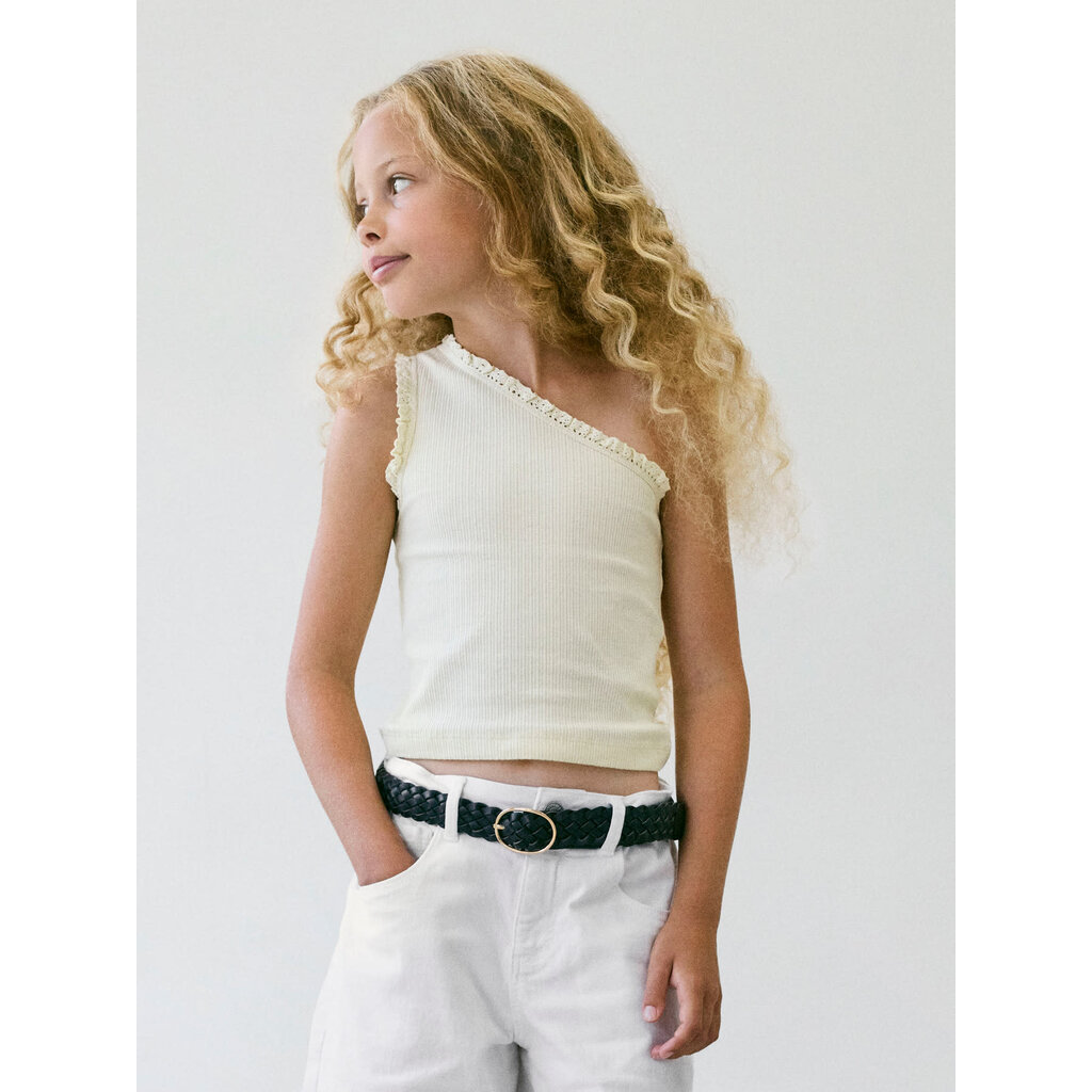 name it NKFJABINA ONESHOULDER SHORT TOP 13256683 Pear Sorbet