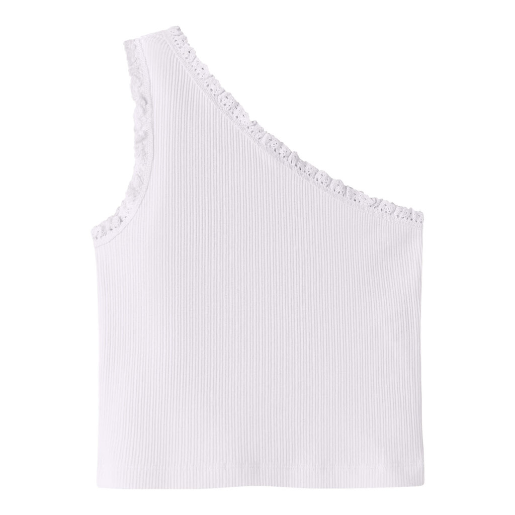 name it NKFJABINA ONESHOULDER SHORT TOP 13256683 Bright White