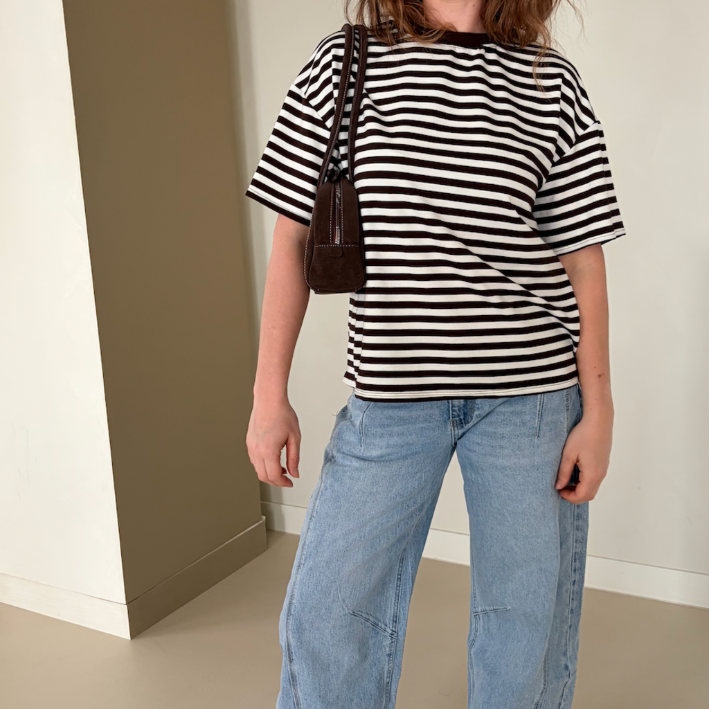 Barrel fit jeans stretch naden RD // light blue
