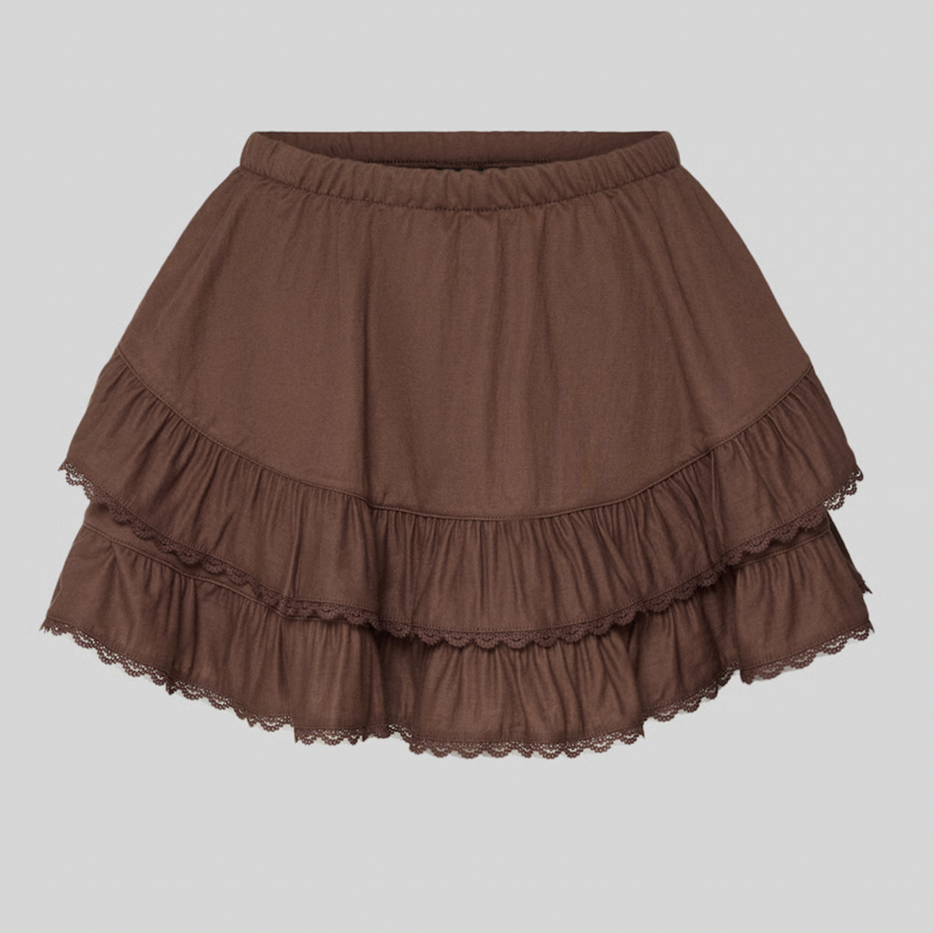 Gina Tricot Frill skirt 27591 Shavedchocolate (7927)