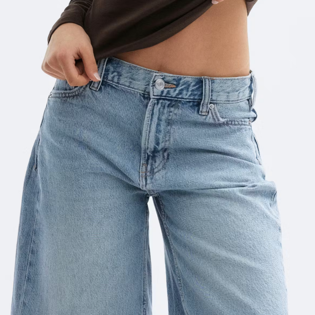Gina Tricot Baggy babe denim shorts 28109 Cold blue
