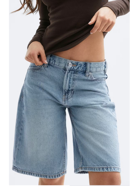 Gina Tricot Baggy babe denim shorts 28109 Cold blue