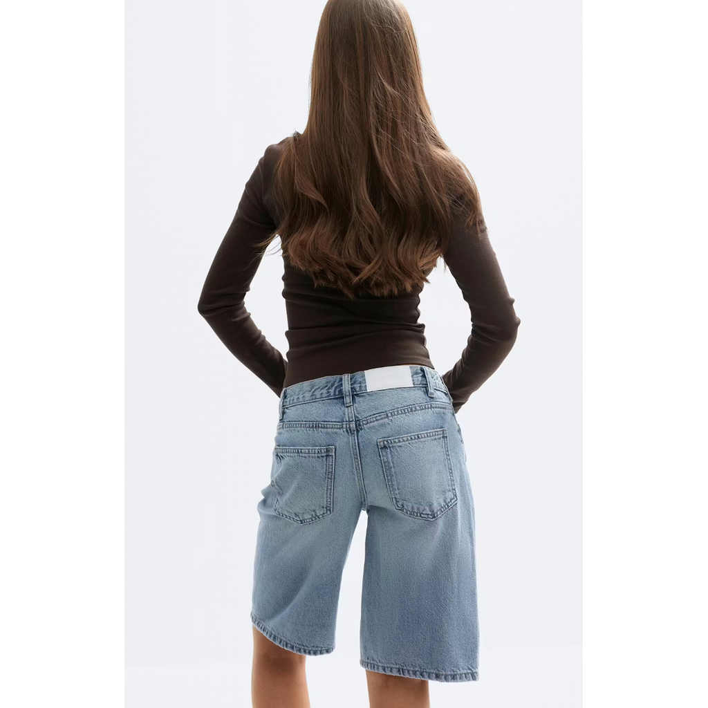 Gina Tricot Baggy babe denim shorts 28109 Cold blue