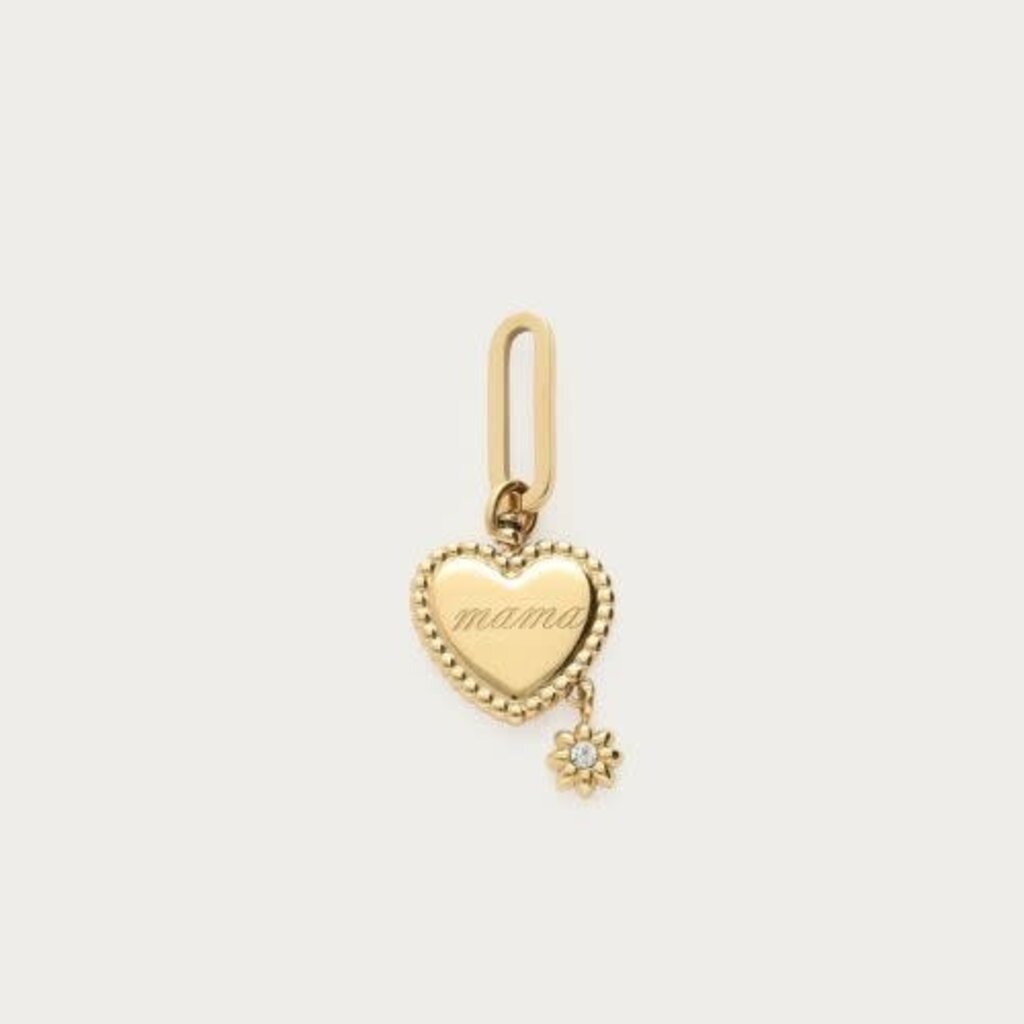 Love hartjes bedel Mama MJ16072 Goud
