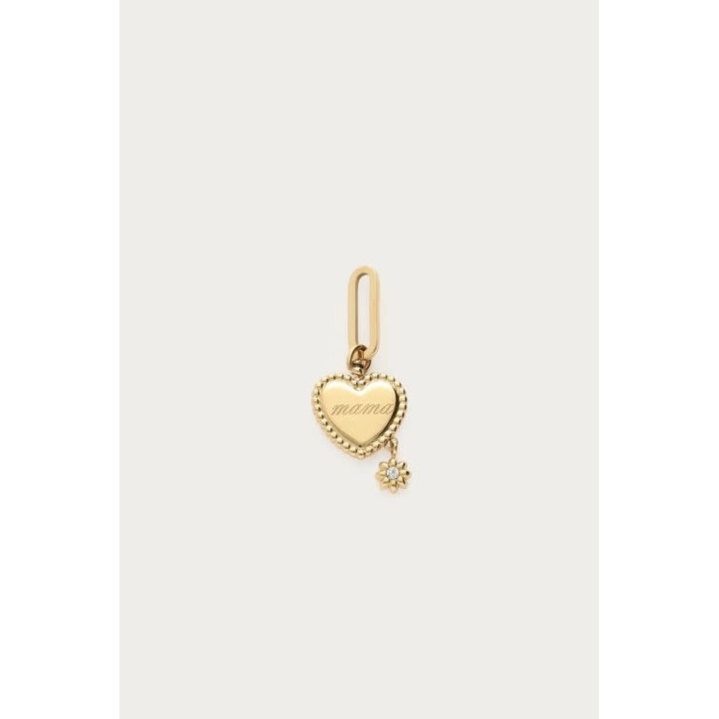Love hartjes bedel Mama MJ16072 Goud