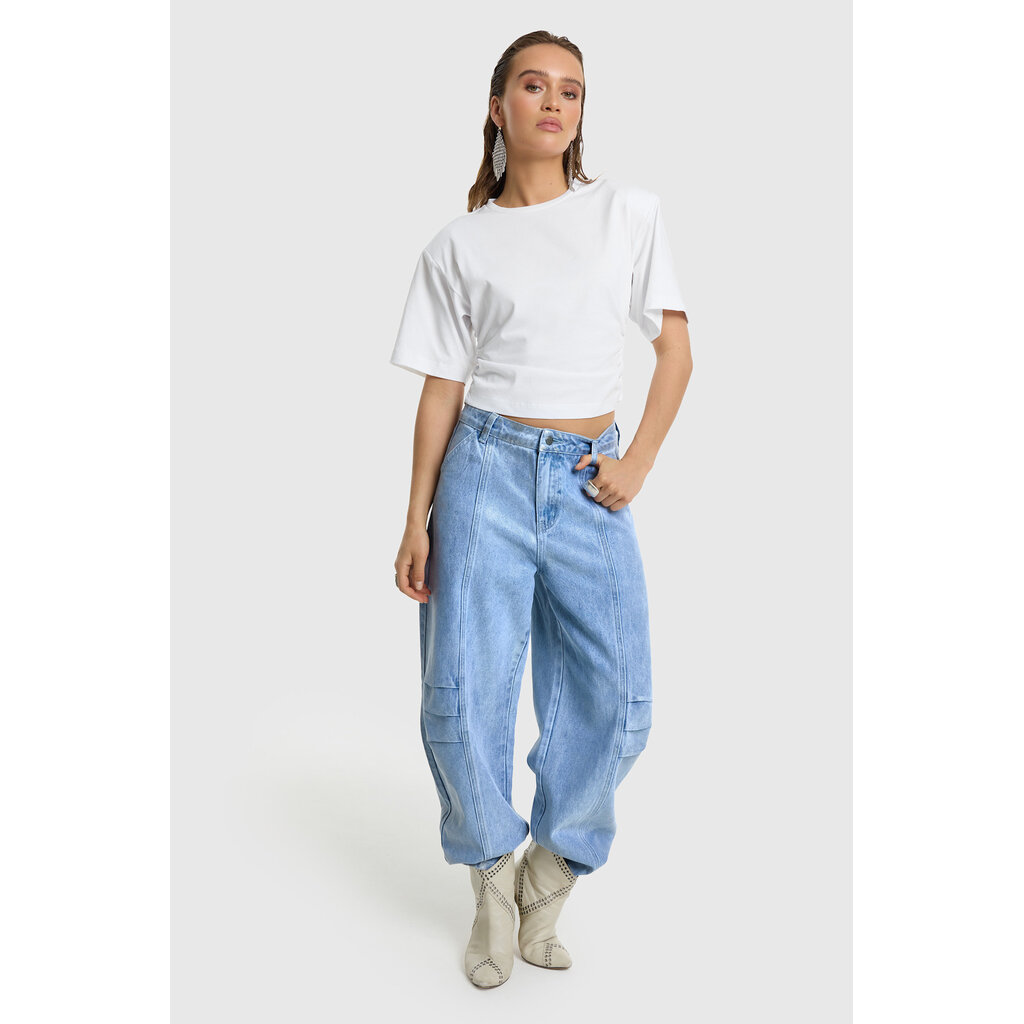 REFINED pleated balloon jeans LYON R2605170184