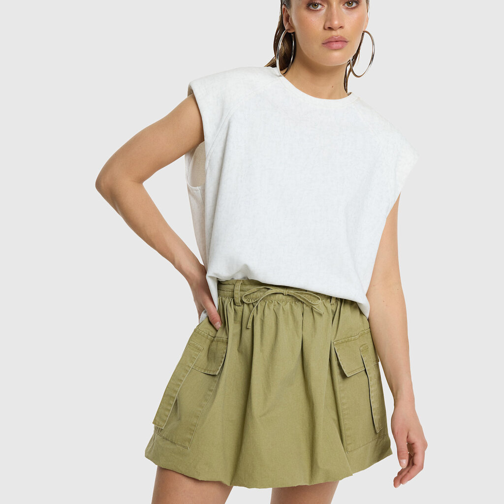 REFINED shoulder padding raglan top MIA (R2605810174)