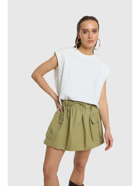 REFINED shoulder padding raglan top MIA (R2605810174)