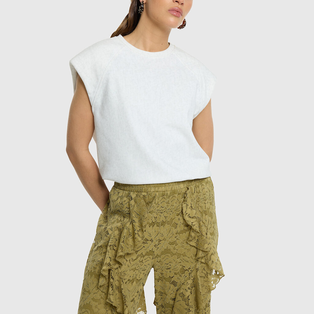REFINED shoulder padding raglan top MIA (R2605810174)