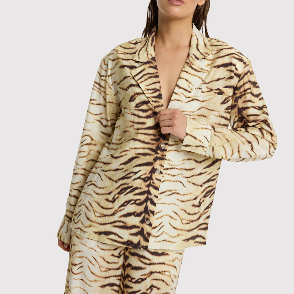 REFINED flowy animal blouse LILLY R2605959189 tiger