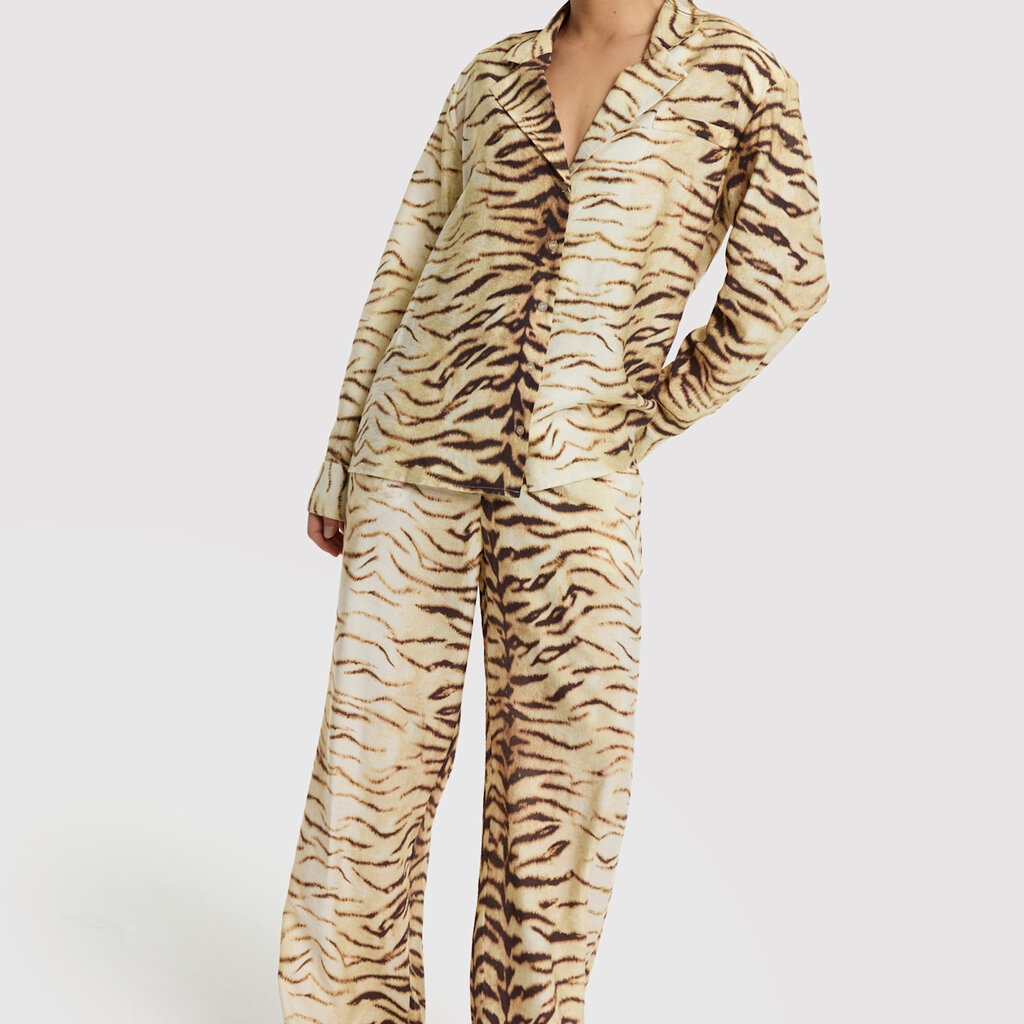 REFINED flowy animal trouser MANI 2605159190 tiger