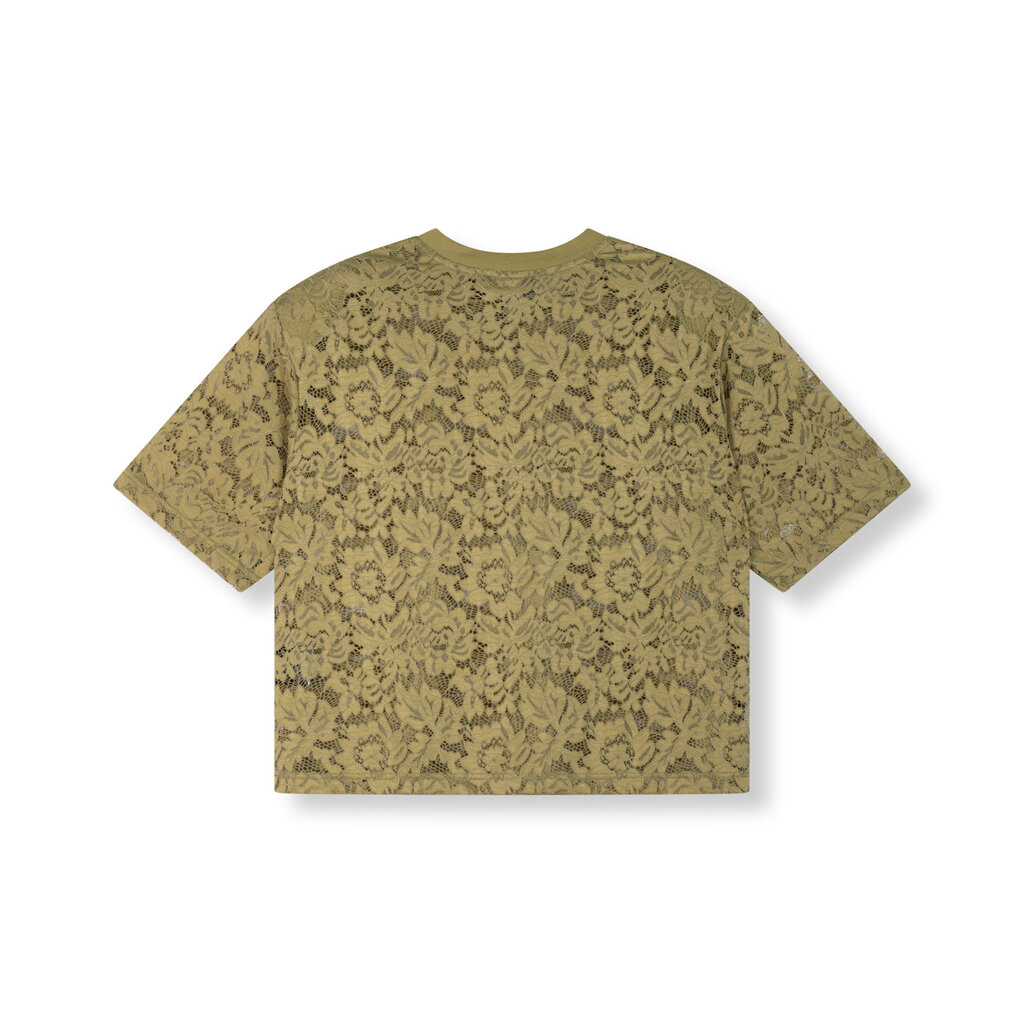 REFINED cropped lace t-shirt ANGIE 2605757170 army