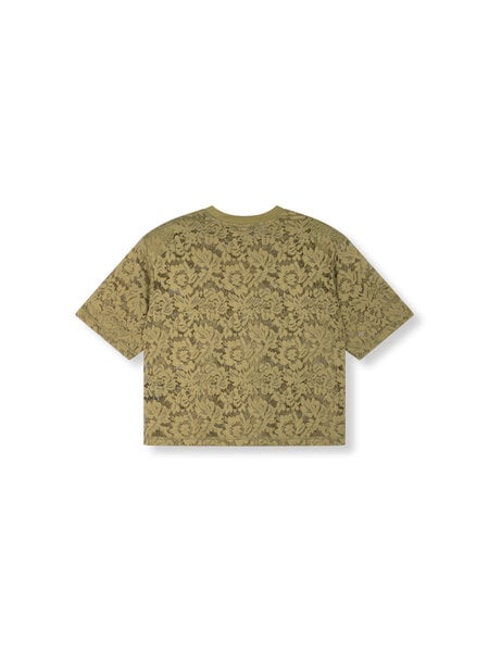 REFINED cropped lace t-shirt ANGIE 2605757170 army