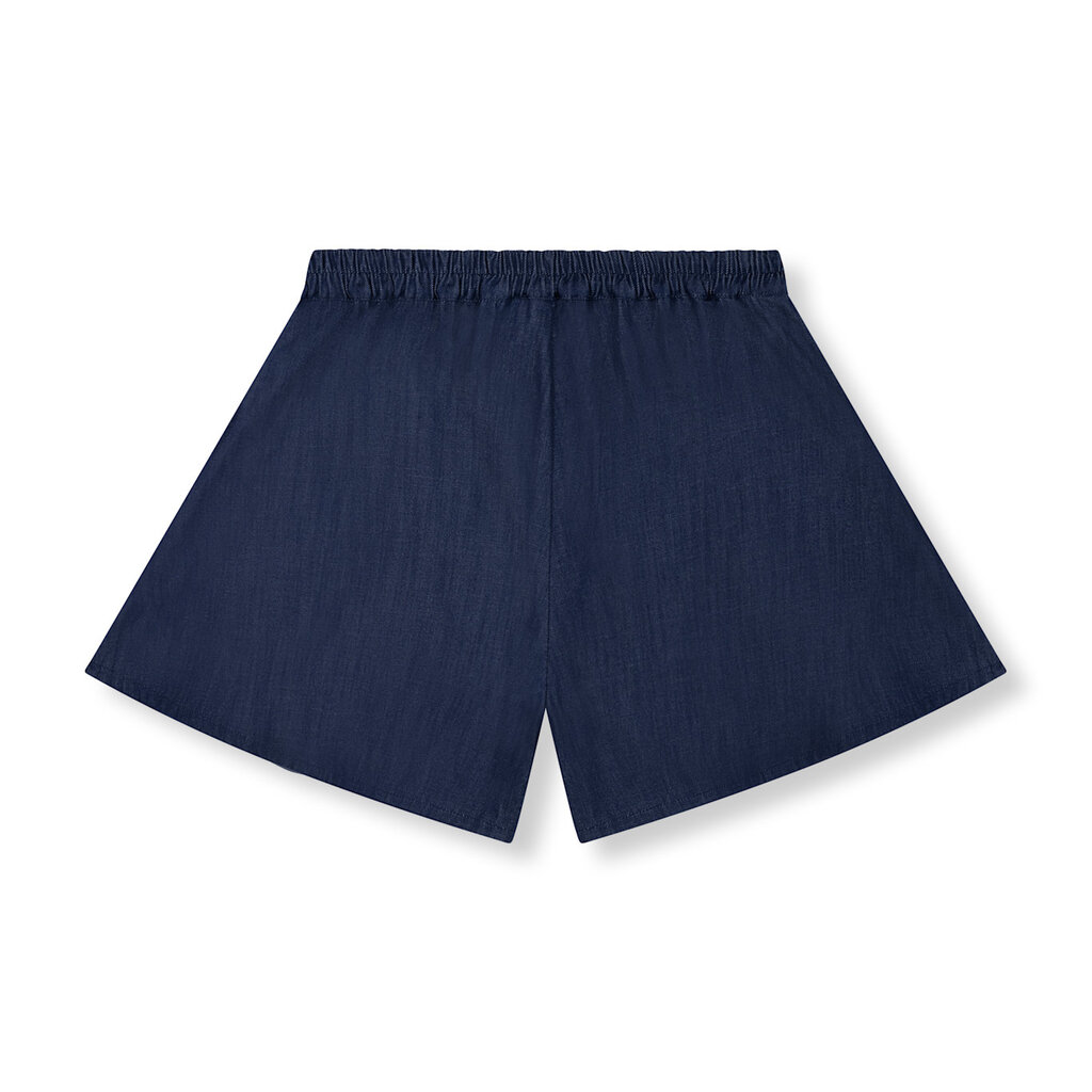 REFINED wide denim shorts CINDY 2605272186 navy