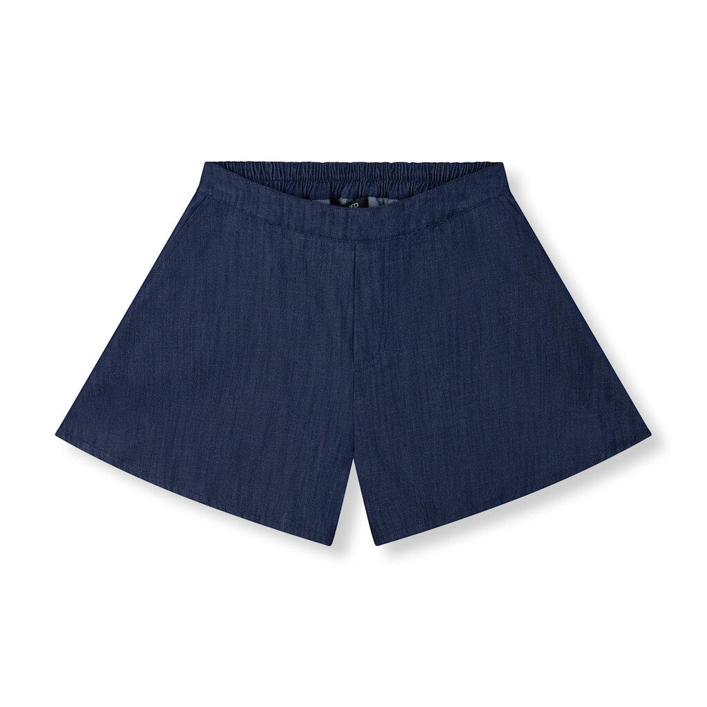 REFINED wide denim shorts CINDY 2605272186 navy