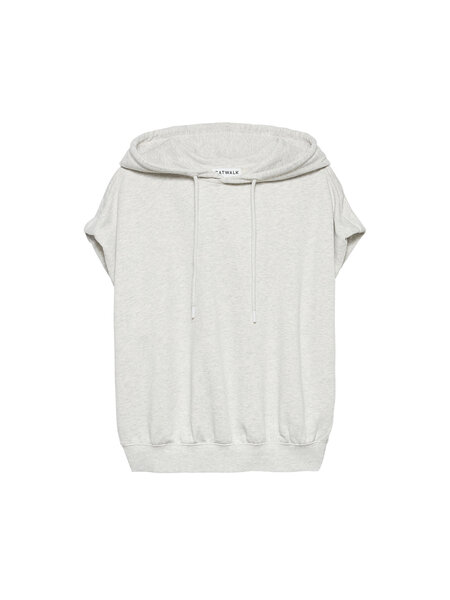 CATWALK JUNKIE Sleeveless sweater with hood 2602020601 Light Grey Melange