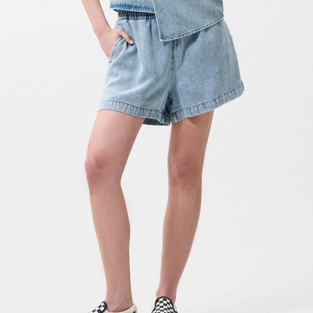 CATWALK JUNKIE Pull on denim shorts 2602023804 Light Blue