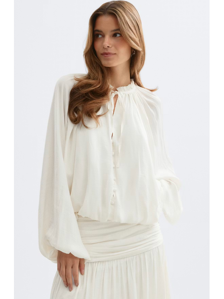 Gina Tricot Drapy top 27757 Creme (1263)