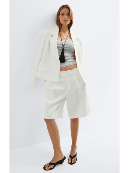 Gina Tricot Bermuda shorts 27700 White (1000)