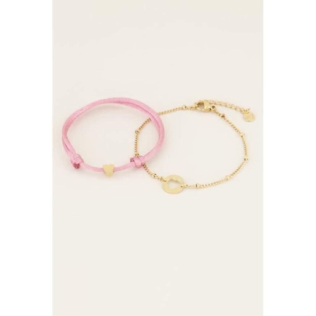 Mother & Daughter  bracelet mini MJ03410  goud