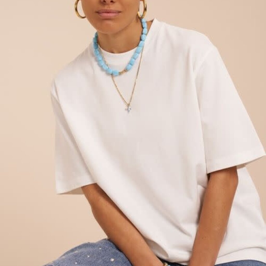 T-shirt Amalfi coast MJ15872 Wit