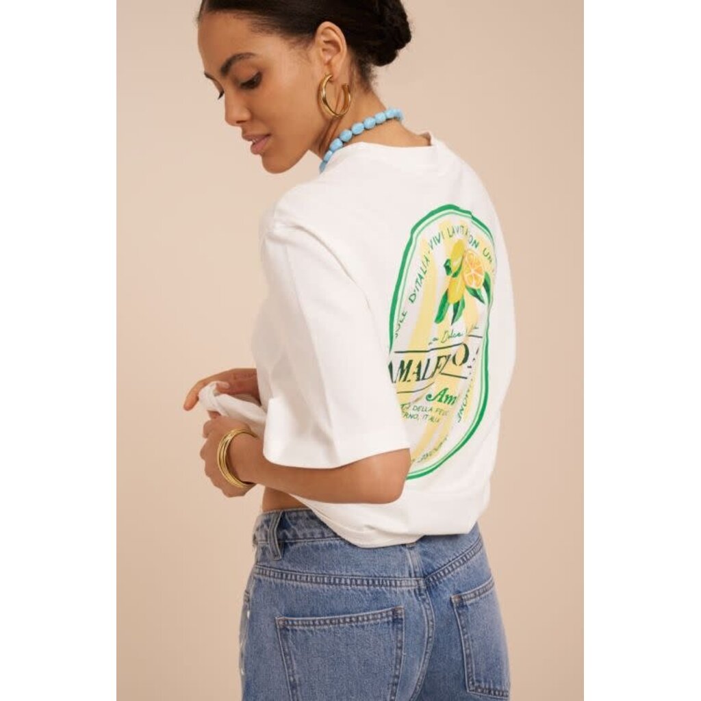 T-shirt Amalfi coast MJ15872 Wit