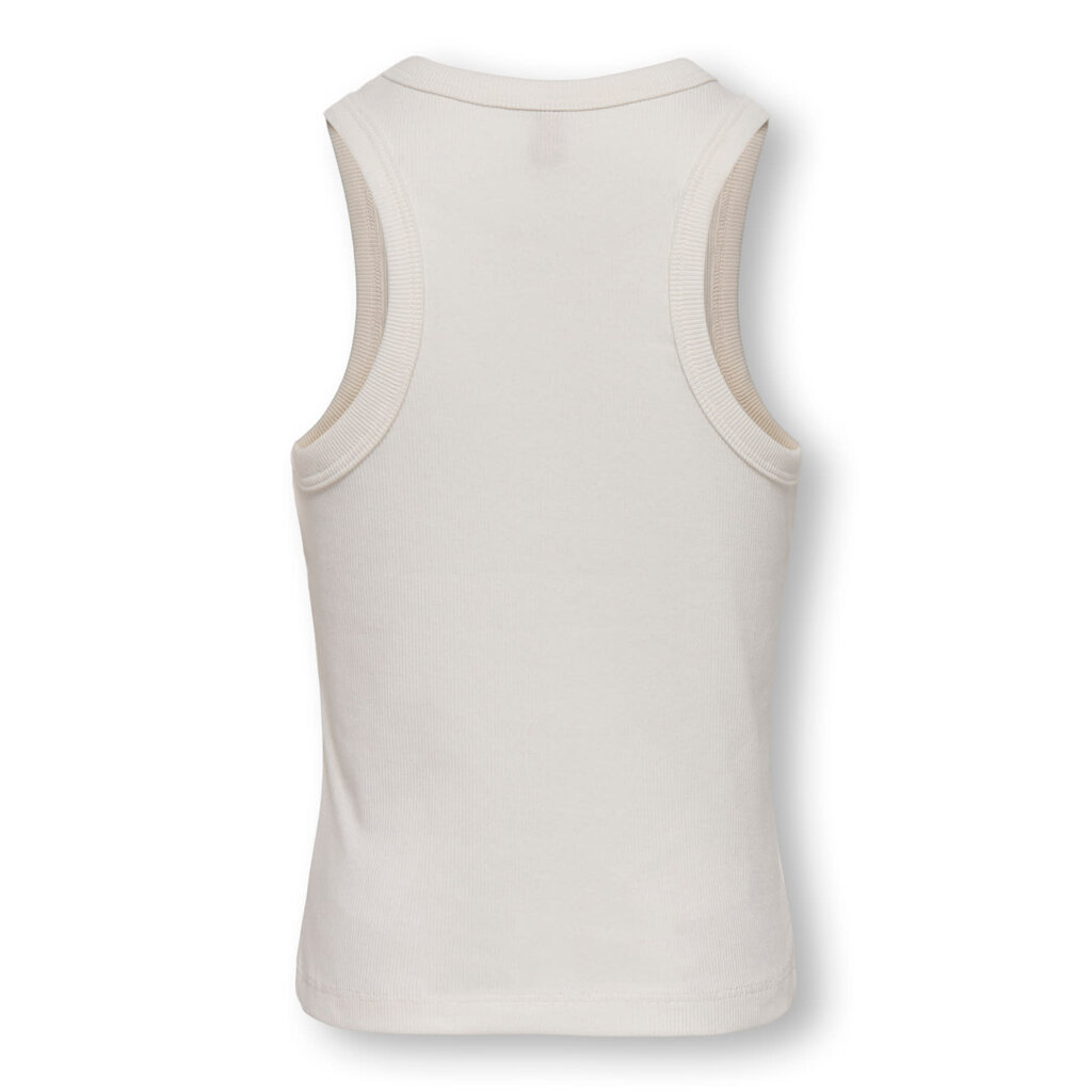 KIDS ONLY KOGJILL LIFE S/L EMB TANK TOP JRS 15374367 Cloud Dancer Pearls
