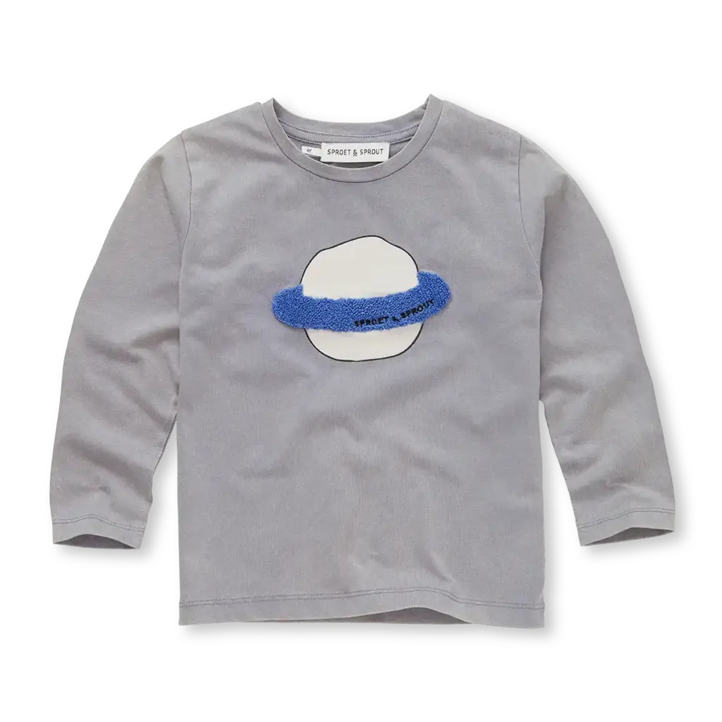 T-shirt saturn W25-1906 Stone grey
