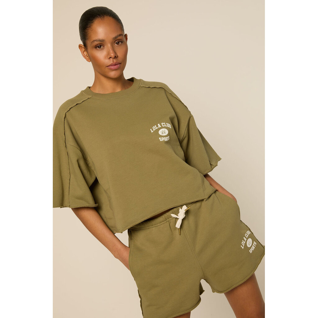 The Lola Club Anine Shorts Sage Green