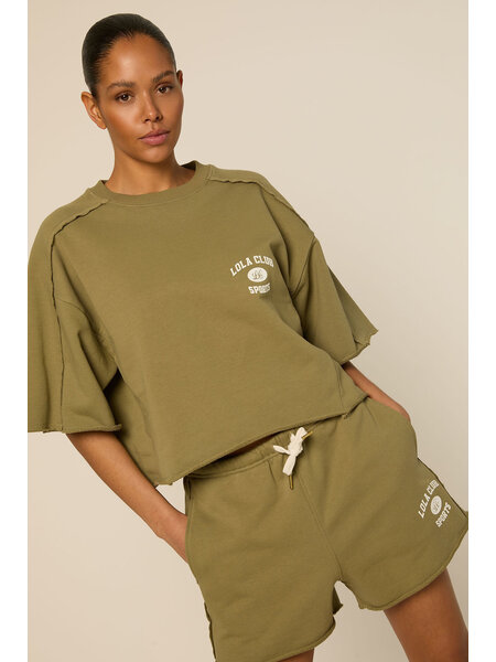 The Lola Club Anine Shorts Sage Green