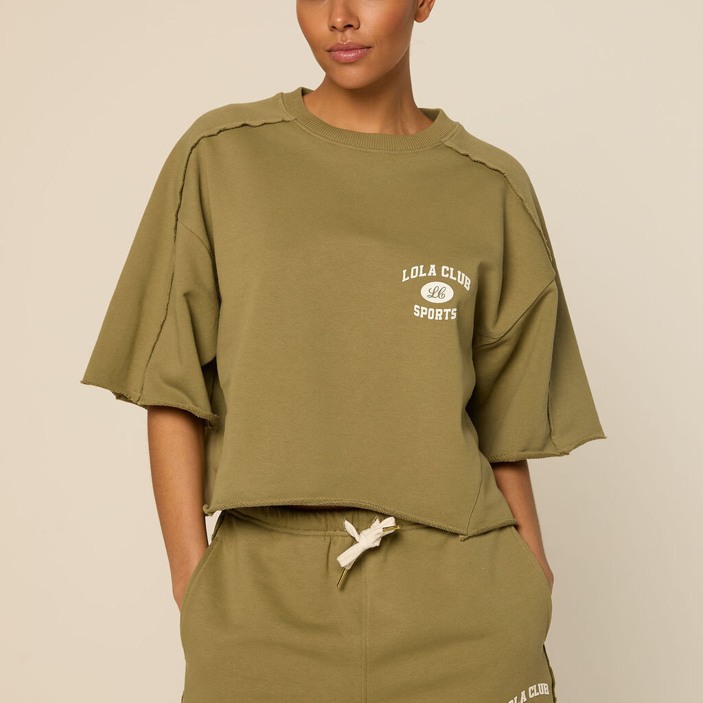 The Lola Club Anine Sweater Sage Green